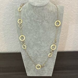 Banana Republic Long Yellow & Gold Necklace NWT